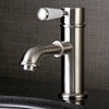 image:imageKingston Brass KS7411DPL Paris Single Porcelain Lever Handle Bathroom Faucet Polished ChromeBrushed Nickel