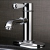 image:imageKingston Brass KS7411DPL Paris Single Porcelain Lever Handle Bathroom Faucet Polished ChromePolished Chrome