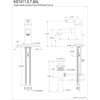 image:imageKingston Brass KS7417AL Paris SingleHandle Bathroom Faucet Brushed BrassBrushed Brass