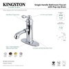 image:imageKingston Brass KS7418ACL American Classic SingleHandle Bathroom Faucet Brushed NickelBrushed Nickel