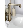 image:imageKingston Brass KSD144RXAB SingleHandle 1Hole Deck Mount Bathroom Faucet with Push PopUp in Antique BrassAntique Brass