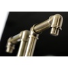 image:imageKingston Brass KSD144RXAB SingleHandle 1Hole Deck Mount Bathroom Faucet with Push PopUp in Antique BrassAntique Brass