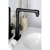 image:imageKingston Brass KSD144RXAB SingleHandle 1Hole Deck Mount Bathroom Faucet with Push PopUp in Antique BrassMatte Black