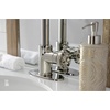image:imageKingston Brass KSD144RXAB SingleHandle 1Hole Deck Mount Bathroom Faucet with Push PopUp in Antique BrassPolished Nickel