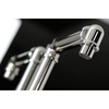 image:imageKingston Brass KSD144RXAB SingleHandle 1Hole Deck Mount Bathroom Faucet with Push PopUp in Antique BrassPolished Nickel