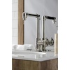 image:imageKingston Brass KSD144RXAB SingleHandle 1Hole Deck Mount Bathroom Faucet with Push PopUp in Antique BrassPolished Nickel