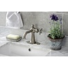 image:imageKingston Brass KSD154BXCP Nautical SingleHandle Bathroom Faucet with Push PopUp Polished ChromeBrushed Nickel