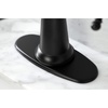 image:imageKingston Brass KSD154BXCP Nautical SingleHandle Bathroom Faucet with Push PopUp Polished ChromeMatte Black