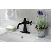 image:imageKingston Brass KSD154BXCP Nautical SingleHandle Bathroom Faucet with Push PopUp Polished ChromeOil Rubbed Bronze