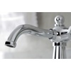 image:imageKingston Brass KSD154BXCP Nautical SingleHandle Bathroom Faucet with Push PopUp Polished ChromePolished Chrome