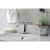 image:imageKingston Brass KSD154BXCP Nautical SingleHandle Bathroom Faucet with Push PopUp Polished ChromePolished Chrome