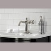 image:imageKingston Brass KSD154BXCP Nautical SingleHandle Bathroom Faucet with Push PopUp Polished ChromePolished Nickel