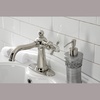 image:imageKingston Brass KSD154BXCP Nautical SingleHandle Bathroom Faucet with Push PopUp Polished ChromePolished Nickel