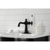 image:imageKingston Brass KSD154KLAB Nautical Bathroom Faucet Antique Brass 6 x 631 x 906Matte Black