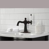 image:imageKingston Brass KSD154KLAB Nautical Bathroom Faucet Antique Brass 6 x 631 x 906Naples Bronze