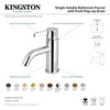 image:imageKingston Brass LS8220CTL Continental Bathroom Faucet Matte Black 488 x 213 x 663Matte BlackPolished Chrome