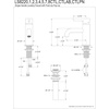 image:imageKingston Brass LS8220CTL Continental Bathroom Faucet Matte Black 488 x 213 x 663Polished Chrome