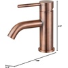image:imageKingston Brass LS8220DL Concord Bathroom Faucet Matte Black 213 x 488 x 613Antique Copper