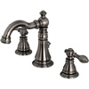 image:imageFauceture FSC1970ACL American Classic Widespread Bathroom Faucet with Brass PopUp Matte BlackBlack Stainless
