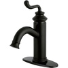 image:imageFauceture LS541RLAB Royale SingleHandle Bathroom Faucet with Push PopUp Antique BrassMatte Black