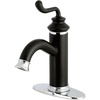 image:imageFauceture LS541RLAB Royale SingleHandle Bathroom Faucet with Push PopUp Antique BrassMatte BlackPolished Chrome