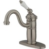 image:imageKingston Brass KB1401PL Victorian Mono Block Lavatory Faucet 6Inch Polished ChromeBrushed Nickel