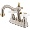 Brushed Nickel/Polished Brass