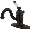 image:imageKingston Brass KB3405PL Victorian 4Inch Centerset Lavatory Faucet Oil Rubbed Bronze with Porcelain Lever HandleOil Rubbed Bronze
