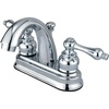 image:imageKingston Brass KB5618AL Restoration 4Inch Centerset Lavatory Faucet Brushed NickelPolished Chrome