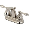 image:imageKingston Brass KB5618AL Restoration 4Inch Centerset Lavatory Faucet Brushed NickelPolished Nickel
