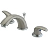 image:imageKingston Brass KB6964LL Legacy 8Inch to 16Inch Widespread Lavatory Faucet with Pop Up Polished Chrome and Polished BrassBrushed Brass