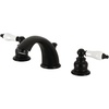 image:imageKingston Brass KB972B Victorian Widespread Bathroom Faucet Polished BrassMatte Black