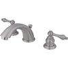 image:imageKingston Brass KB974AL Victorian Widespread Lavatory Faucet with Metal lever handle Polished Chrome and Polished Brass8Inch Adjustable CenterBrushed Nickel