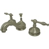 image:imageKingston Brass KS1166NL Heritage Widespread Bathroom Faucet Polished Nickel 55 x 35 x 275Brushed Nickel