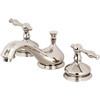 image:imageKingston Brass KS1166NL Heritage Widespread Bathroom Faucet Polished Nickel 55 x 35 x 275Polished Nickel