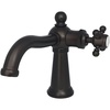 image:imageKingston Brass KS154BXCP Nautical SingleHandle Bathroom Faucet with Push PopUp Polished ChromeOil Rubbed Bronze