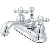 image:imageKingston Brass KS3605AX Restoration 4Inch Centerset Lavatory Faucet with Metal Cross Handle Oil Rubbed Bronze  OilRubbed BronzePolished Chrome