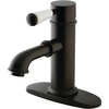 image:imageKingston Brass KS7411DPL Paris Single Porcelain Lever Handle Bathroom Faucet Polished ChromeOil Rubbed Bronze