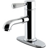 image:imageKingston Brass KS7411DPL Paris Single Porcelain Lever Handle Bathroom Faucet Polished ChromePolished Chrome