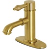 image:imageKingston Brass KS7417AL Paris SingleHandle Bathroom Faucet Brushed BrassBrushed Brass