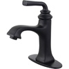 image:imageKingston Brass LS4423RXL Restoration Bathroom Faucet Brushed Brass 588 x 513 x 869Matte Black