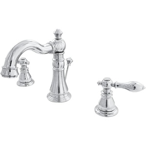image:imageFauceture FSC1970ACL American Classic Widespread Bathroom Faucet with Brass PopUp Matte BlackPolished Chrome