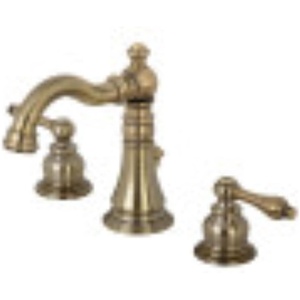 image:imageFauceture FSC197ALAC English Classic Widespread Bathroom Faucet with Brass PopUp Antique CopperAntique Brass