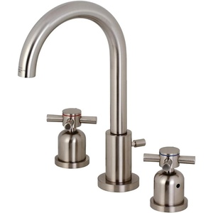 image:imageFauceture FSC8929DX Concord Widespread Bathroom Faucet with PopUp Drain Polished NickelBrushed Nickel