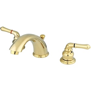 image:imageKingston Brass GKB964 Magellan 8Inch Widespread Lavatory Faucet with Retail PopUp 534 inch in Spout Reach ChromePolishedBronzePolished Brass