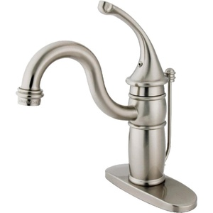 image:imageKingston Brass KB1402GL Georgian 4Inch Centerset Lavatory Faucet with PopUp Polished BrassBrushed Nickel