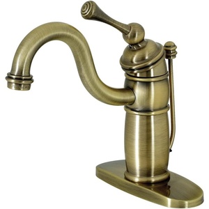 image:imageKingston Brass KB1403BL Victorian Mono Block Bathroom Faucet Antique BrassAntique Brass