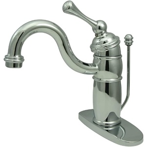 image:imageKingston Brass KB1403BL Victorian Mono Block Bathroom Faucet Antique BrassPolished Chrome