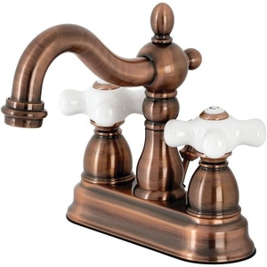 image:imageKingston Brass KB1607PX 4 in Centerset Bathroom Faucet Brushed BrassAntique Copper