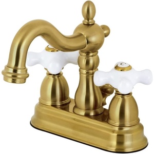 image:imageKingston Brass KB1607PX 4 in Centerset Bathroom Faucet Brushed BrassBrushed Brass